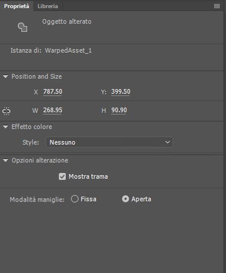 Proprietà della forma di alterazione della risorsa