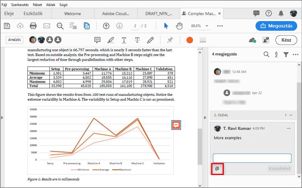 @megemlítéssel hívja fel az átnézők figyelmét