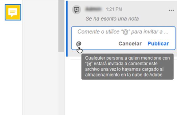 Mencione a los revisores con @ para llamar su atención