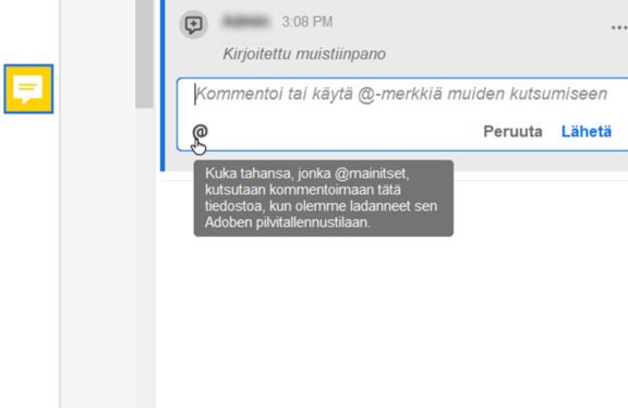 @Mainitse tarkistajat kiinnittääksesi heidän huomionsa