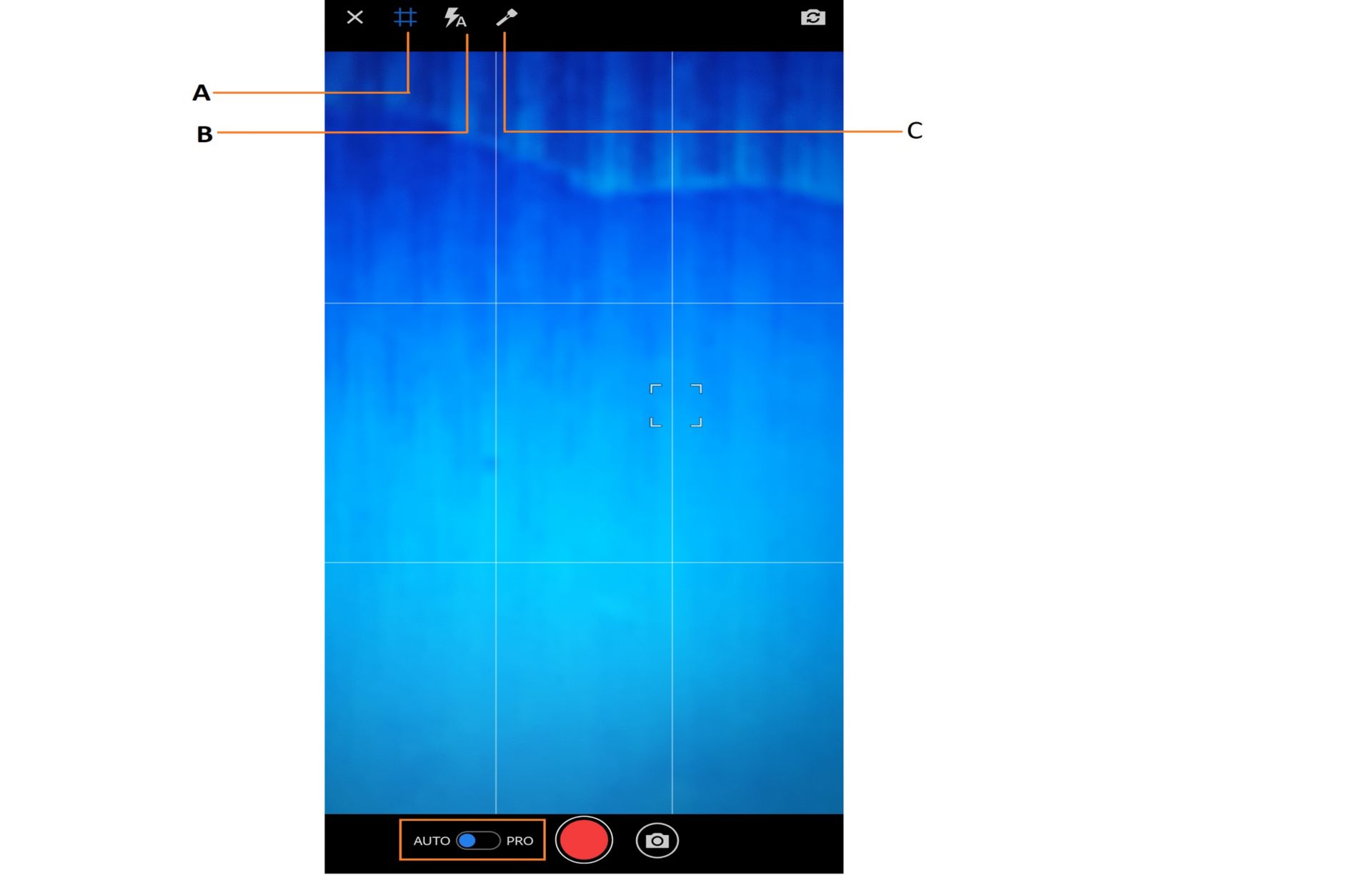 De automatische opname-opties in Premiere Rush