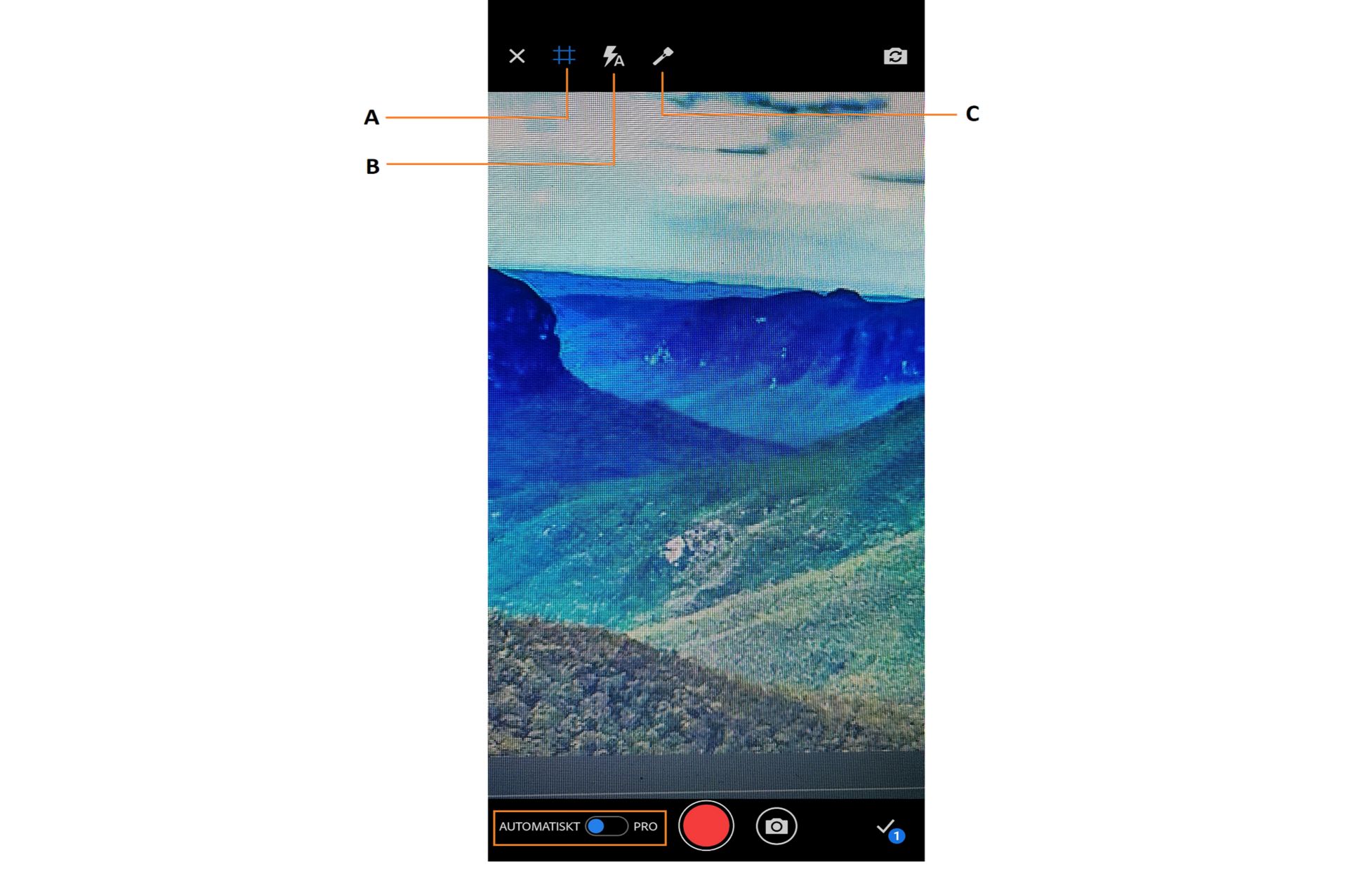 Alternativ för automatisk inspelning i Premiere Rush