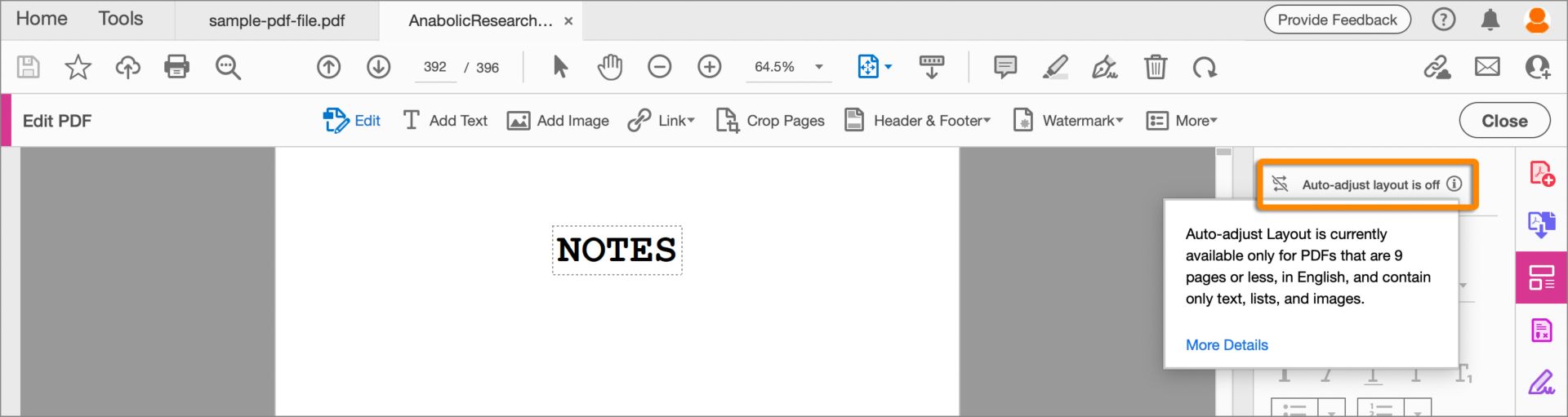 כוונון אוטומטי של פריסה מבוטל