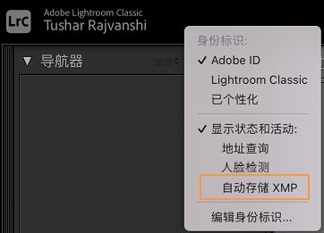 自动存储 XMP