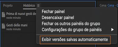 Mostrar opção de marcadores automáticos