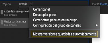 Mostrar la opción de marcadores automáticos