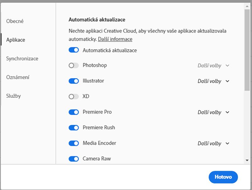 Automatická aktualizace