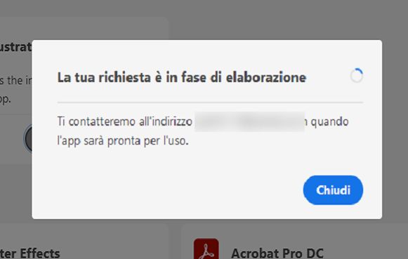 Stiamo elaborando la finestra di dialogo relativa alla tua richiesta che viene visualizzata se sei idoneo per l'approvazione automatica