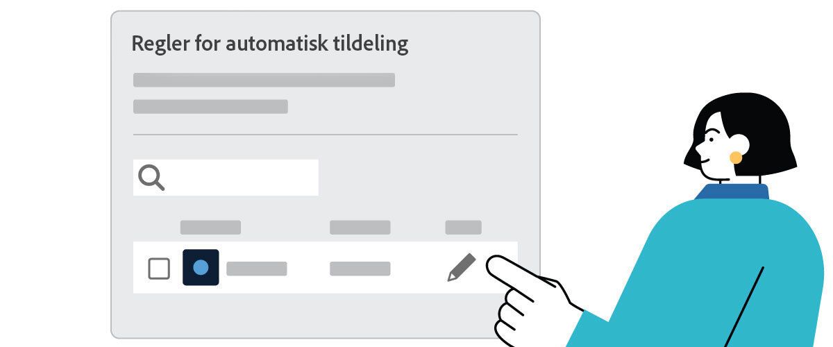 Regler for automatisk tildeling