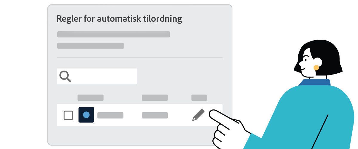 Regler for automatisk tilordning