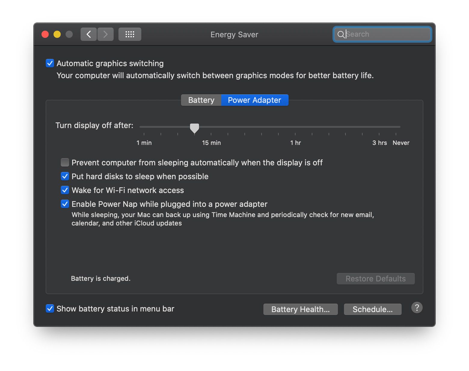 'החלפת גרפיקה אוטומטית'.