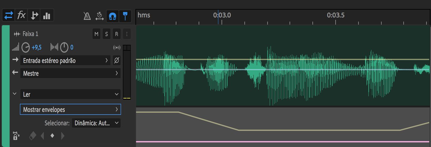 Automatizando as configurações da faixa no painel Editor