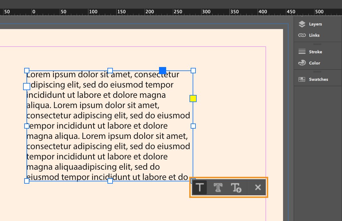 Автоматический стиль текста в InDesign