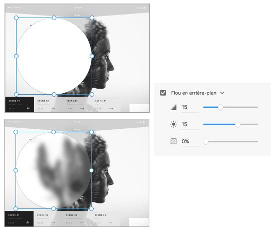 Ajout d’un flou d’arrière-plan à une partie d’une image