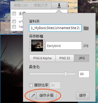 擷取影像的多個解析度版本