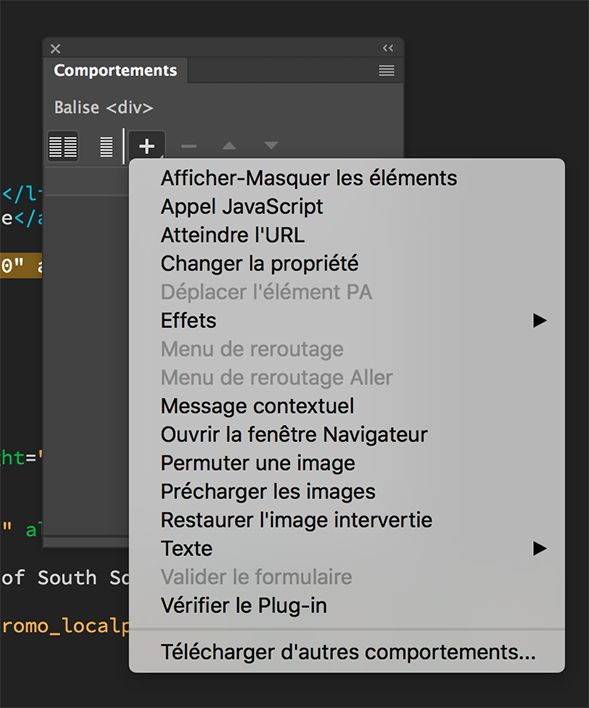 Ajout d’effets jQuery