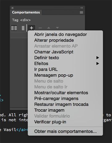 Adicionar efeitos do jQuery