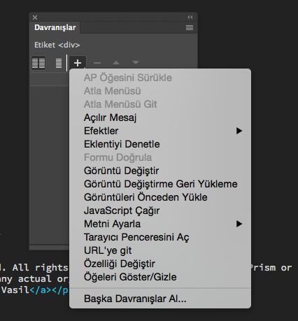 jQuery efektleri ekleme