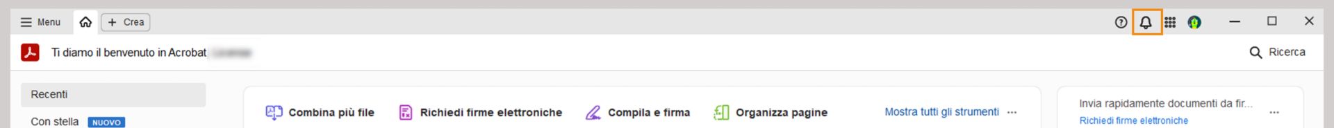 Notifiche in Acrobat