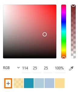 Farbfelder hinzufügen