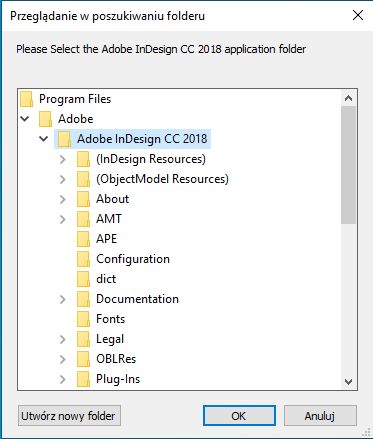 Przeglądaj w poszukiwaniu folderu