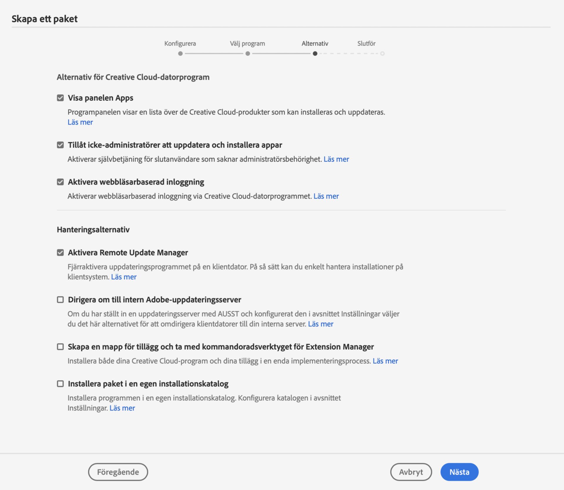 Aktivera webbläsarbaserad inloggning