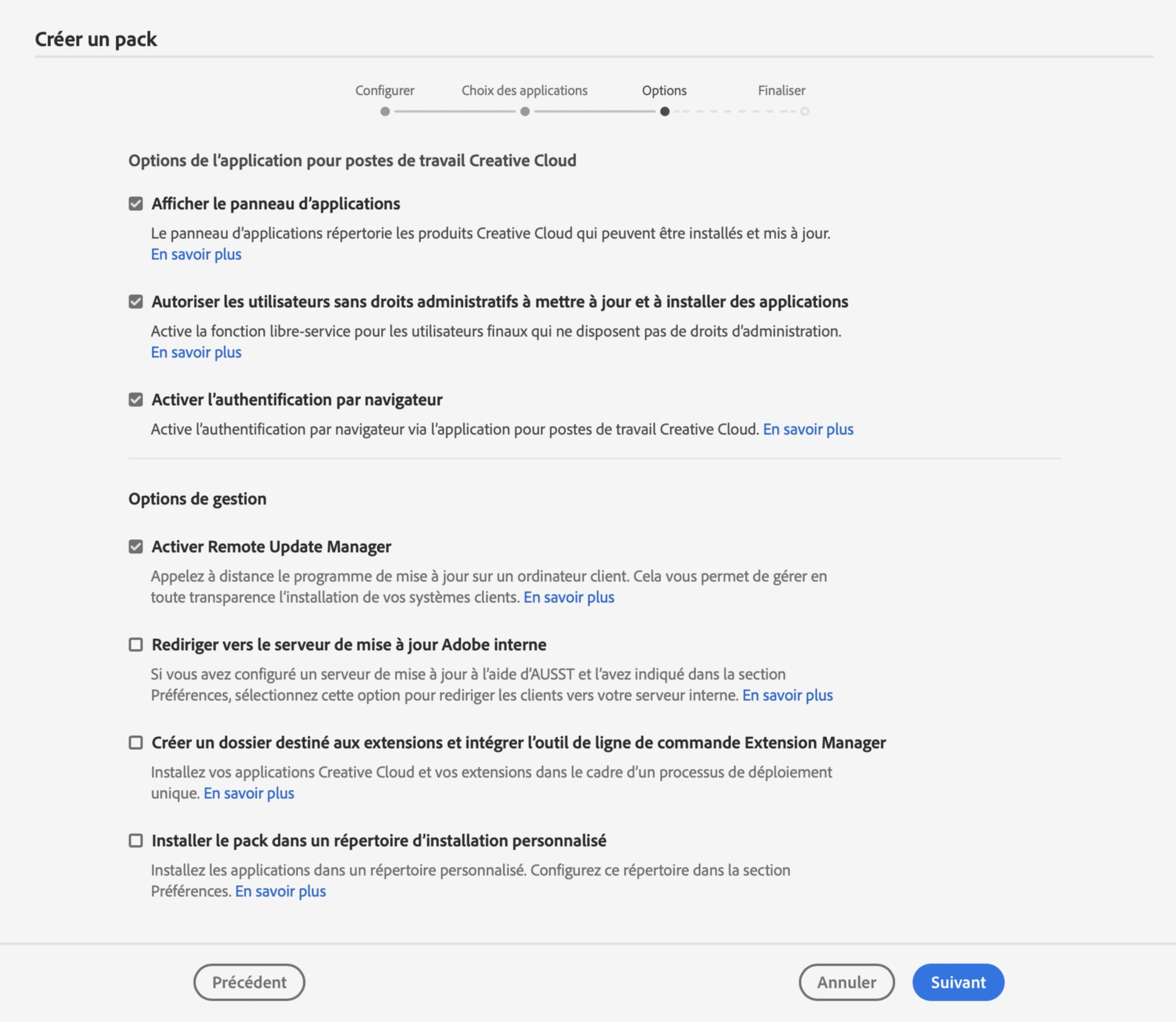 Activer l’authentification par navigateur