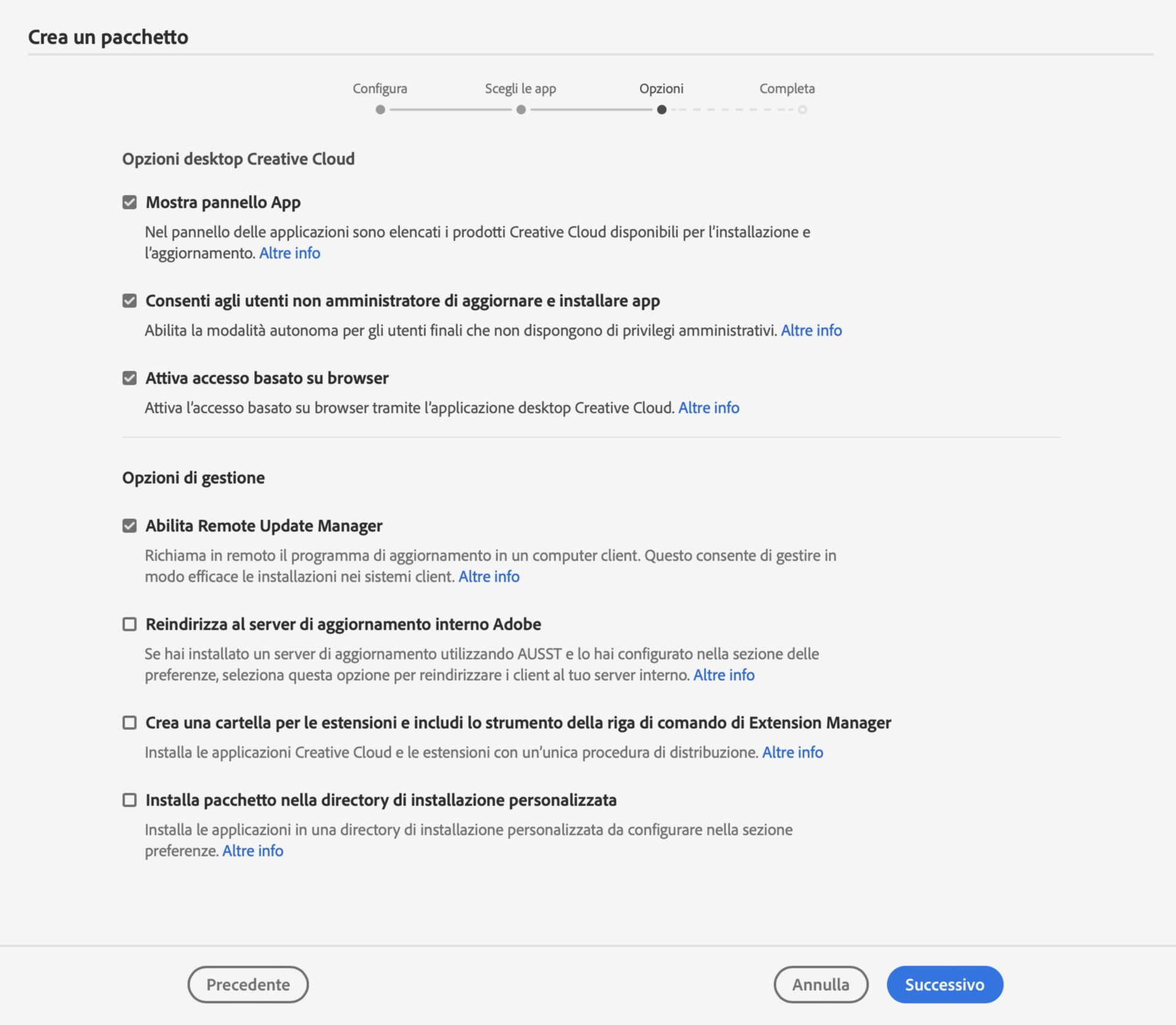 Attiva accesso basato su browser