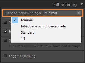 Skapa förhandsvisningar