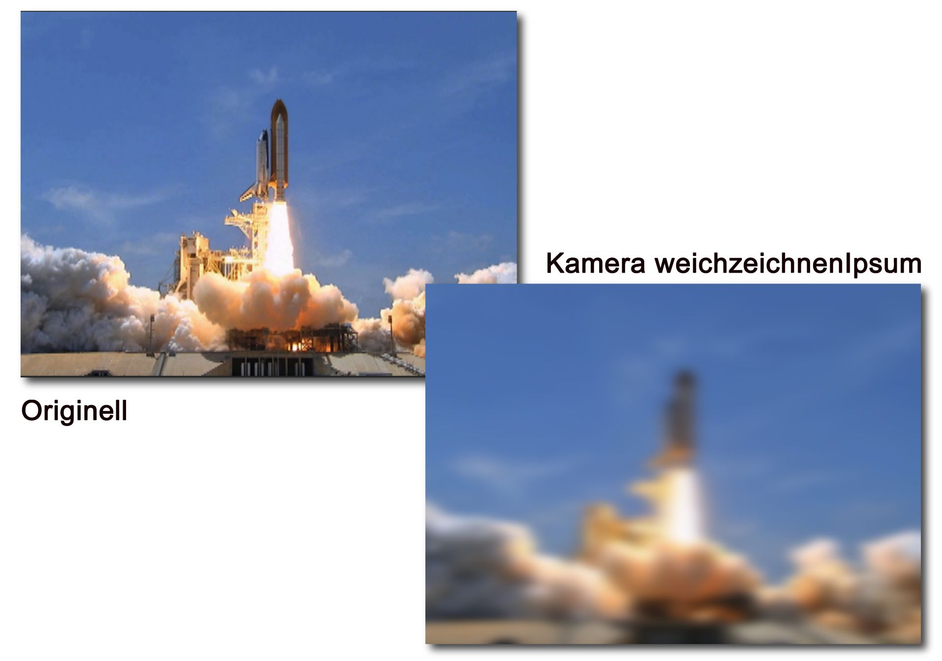 Kamera weichzeichnen