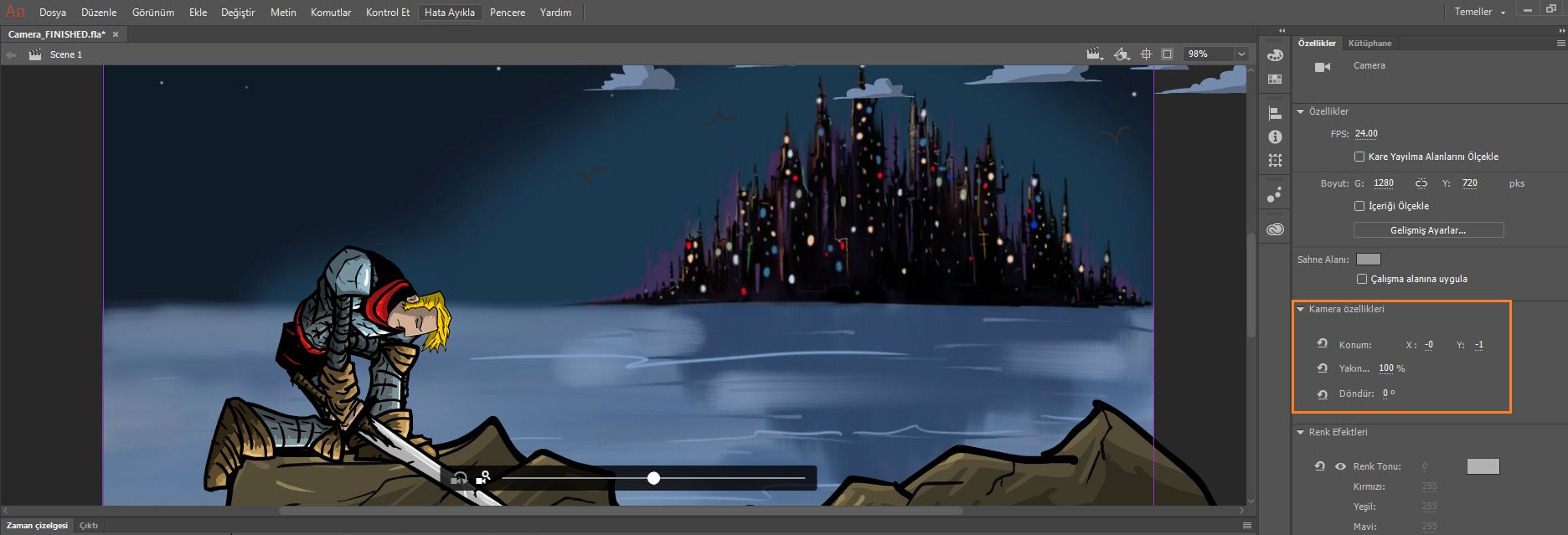 Yakınlaştırma ve döndürme