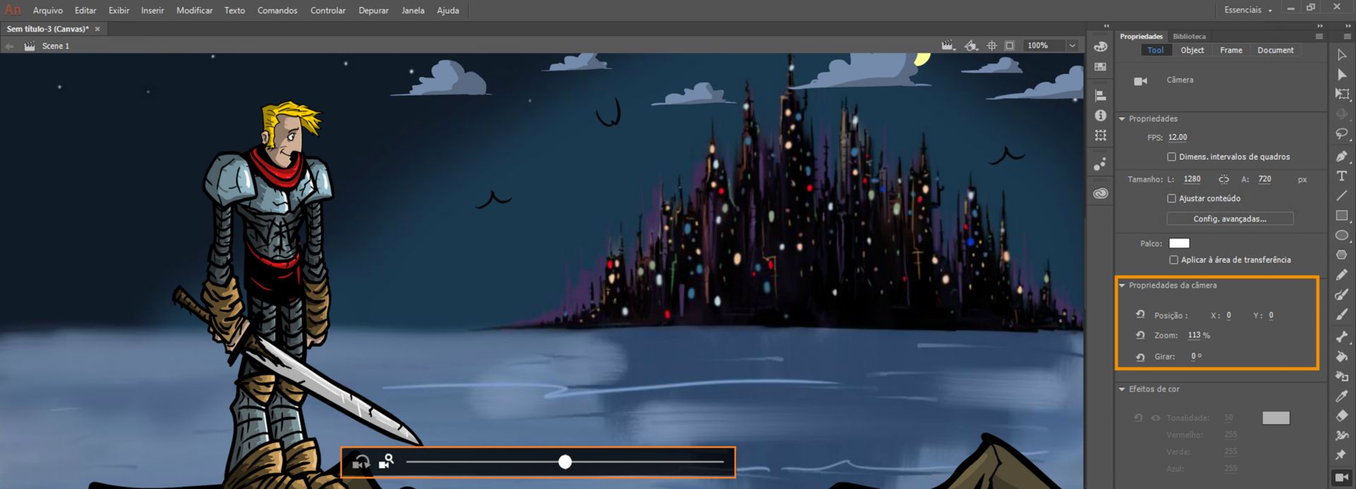 Aplicar zoom e girar