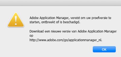 Catalina-fout voor CC 2018- en eerdere apps