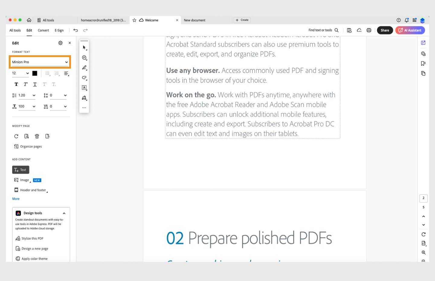 אפשרות הגופן תסומן