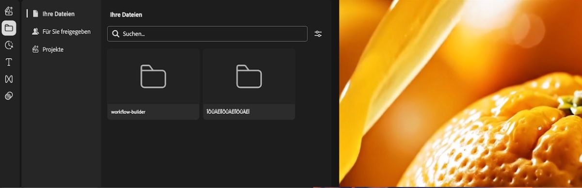 Das Bedienfeld „Quellen“ ist geöffnet, es werden alle hinzugefügten Videos sowie die Timeline angezeigt. Es gibt Optionen zum Durchsuchen der Timeline sowie zum Hochladen neuer Mediendateien. 