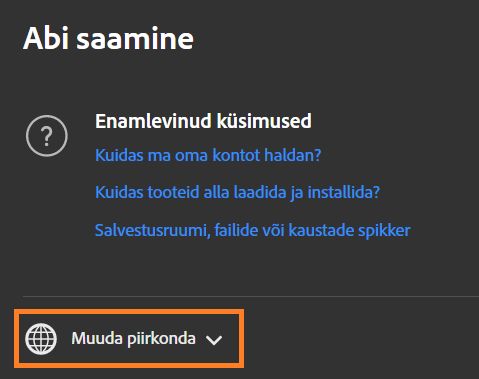 PiirkonnaMuutmine