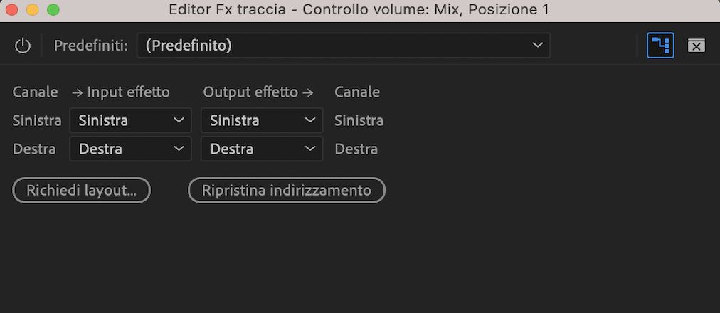 Editor della mappa dei canali