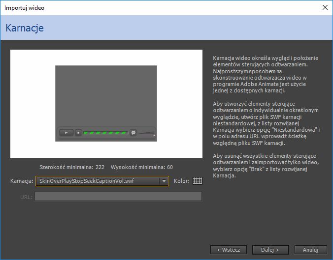 Wybieranie karnacji klipu wideo