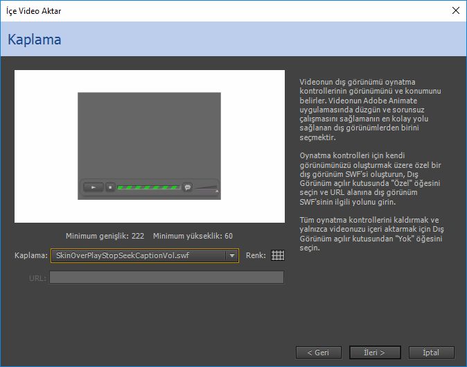 Video klibiniz için kaplamayı seçin