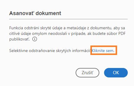 Skryté informácie odstránite kliknutím sem.