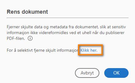 Klikk her for å fjerne skjult informasjon