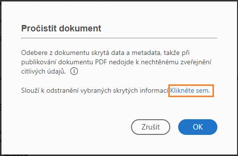 Kliknutím sem odstraníte skryté informace