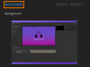 Beenden der eingebetteten Sequenz
