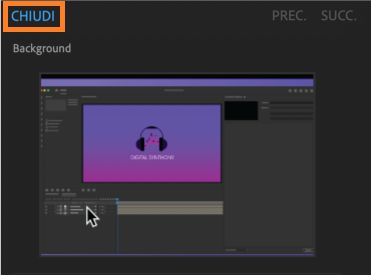 Uscire dalla sequenza incorporata