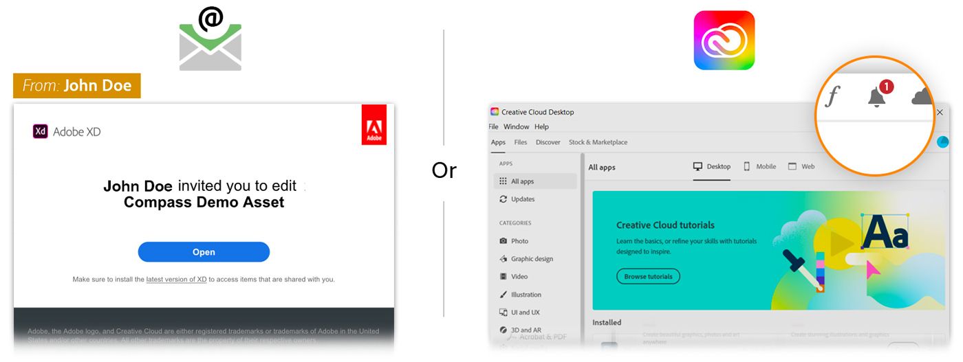 공동 편집 알림