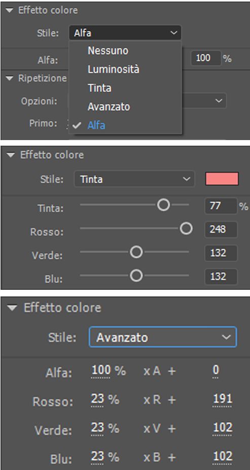 Effetti colore