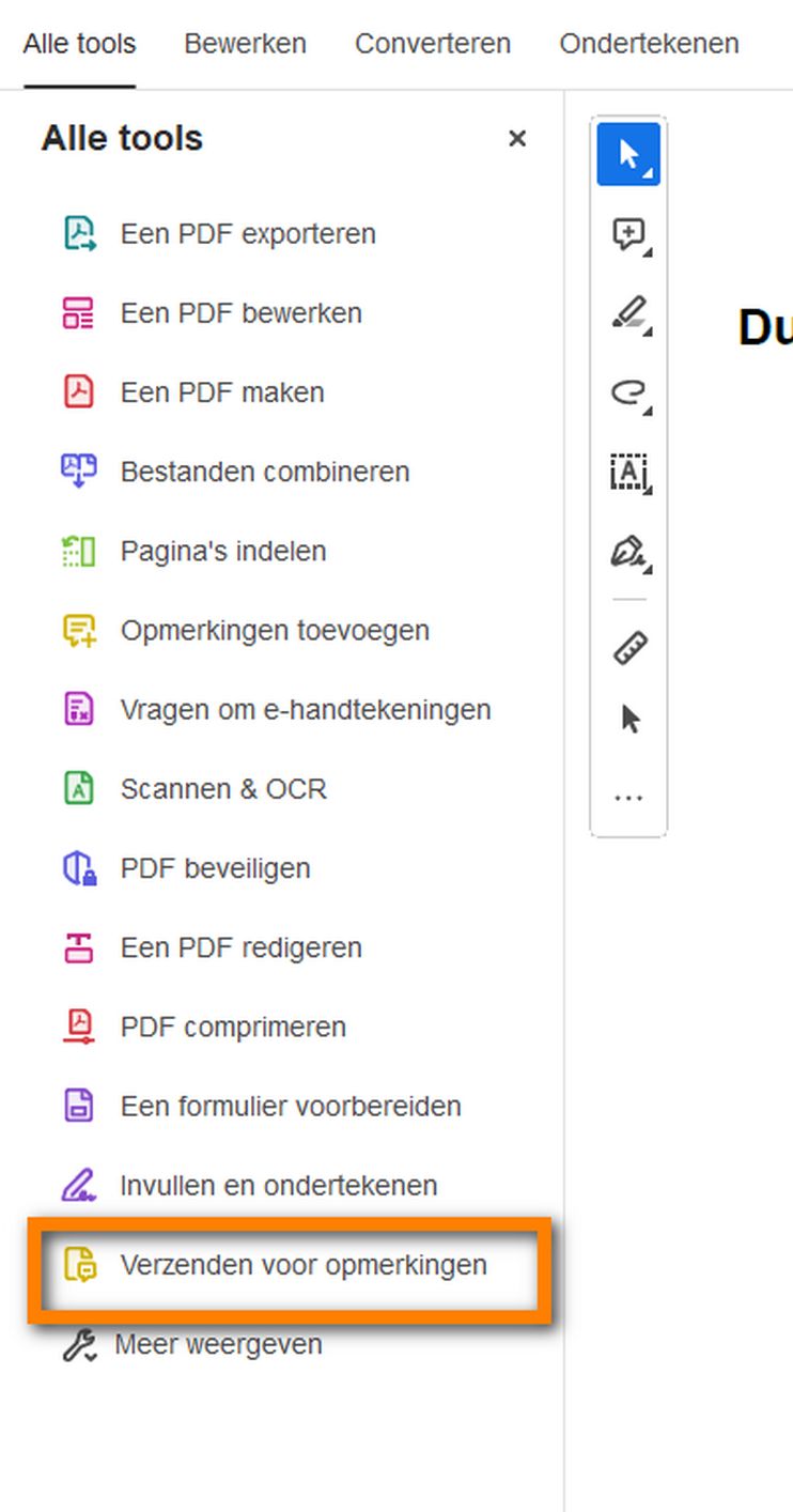Kommentarverktøyet vises nå i Alle verktøy-panelet
