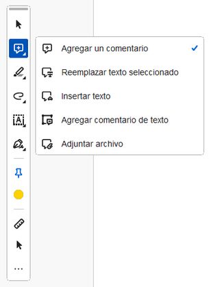 Herramientas de comentarios en Adobe Acrobat para equipos de escritorio