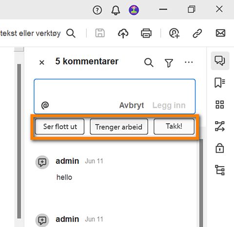 Suggesties voor opmerkingen
