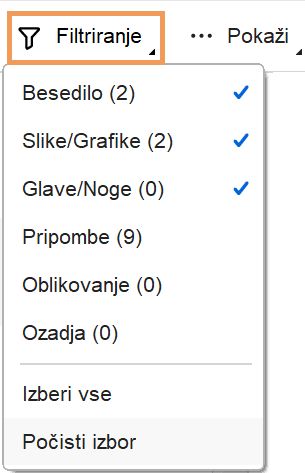 Acrobat Reader: filter za primerjavo datotek